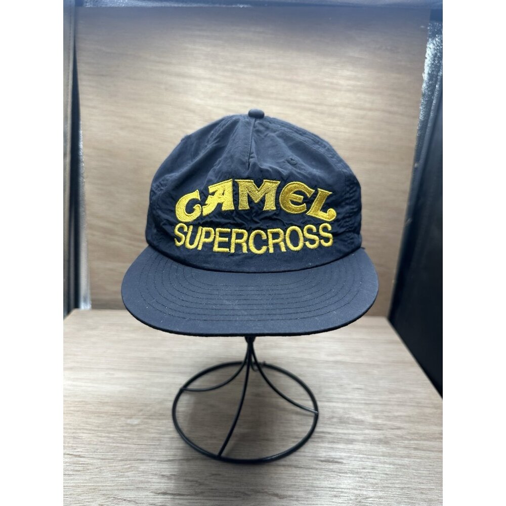 Vintage Rare Camel Supercross Dirtbike team Nylon cigarette promo snapback
